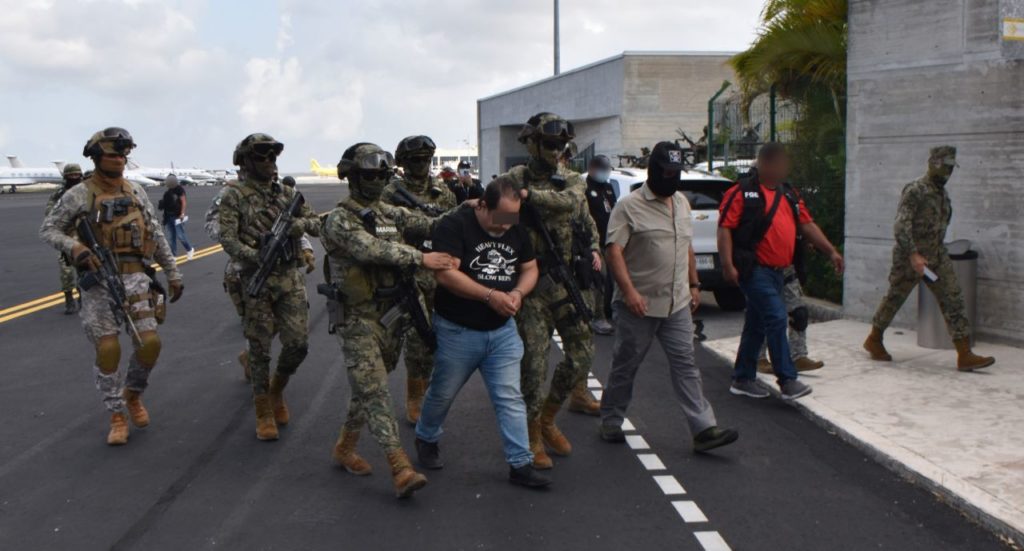 El presunto líder criminal de Cancún, Quintana Roo, México fue detenido