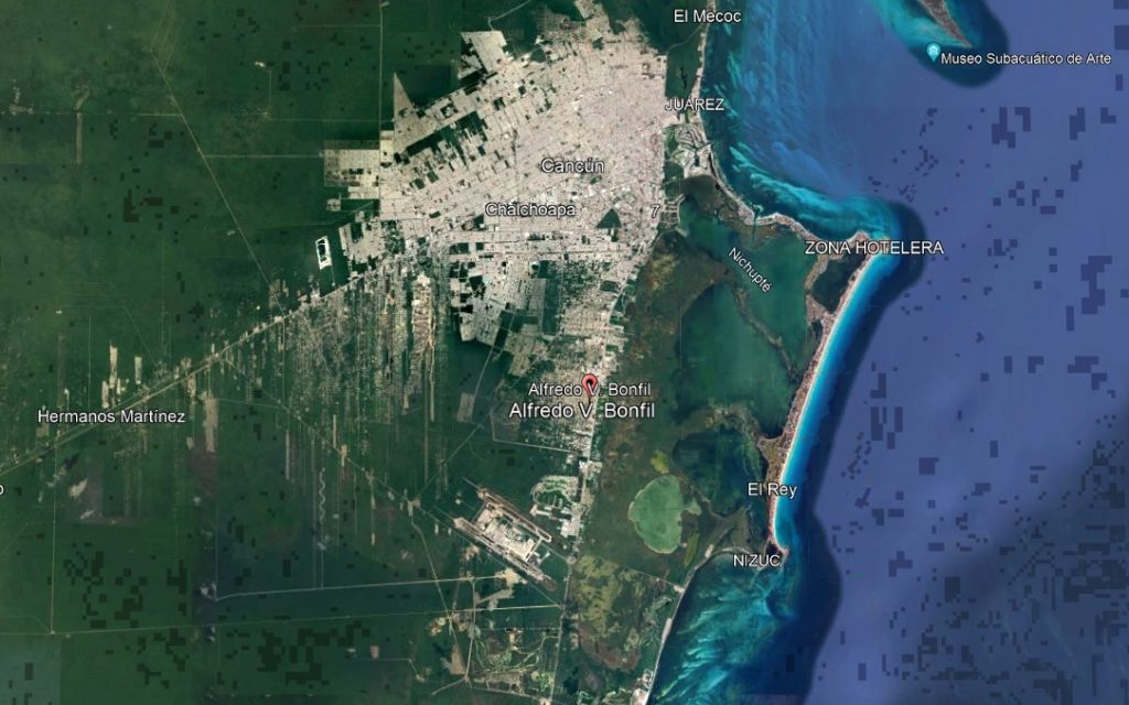 Alfredo V. Bonfil es una de las colonias consideradas peligrosas de Cancún
