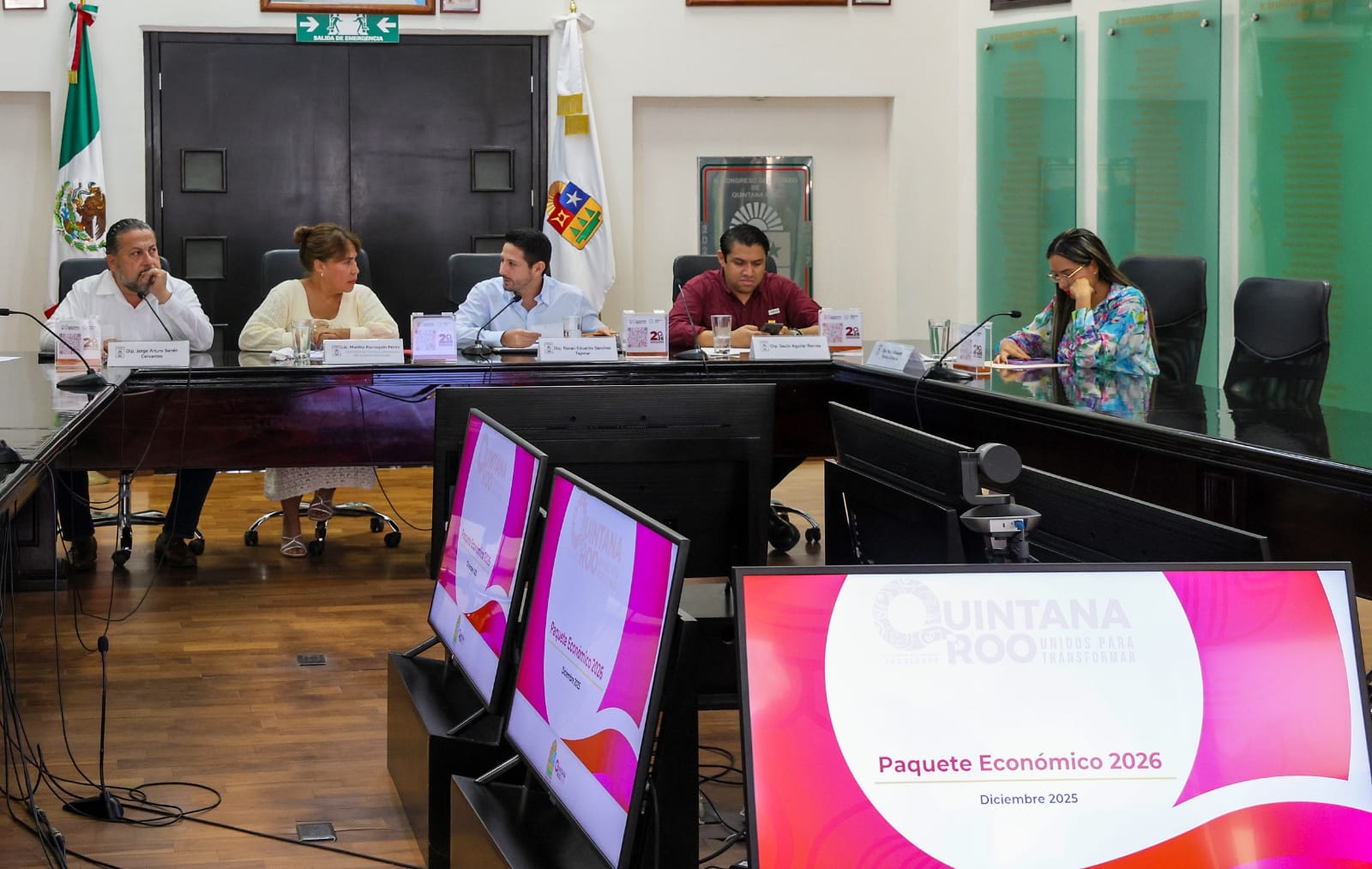 Presentación del Paquete Fiscal 2026 ante el Congreso del Estado.