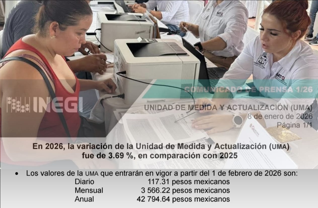 La actualización de la UMA para 2026 definirá el costo de trámites, multas y servicios gubernamentales a partir de febrero.