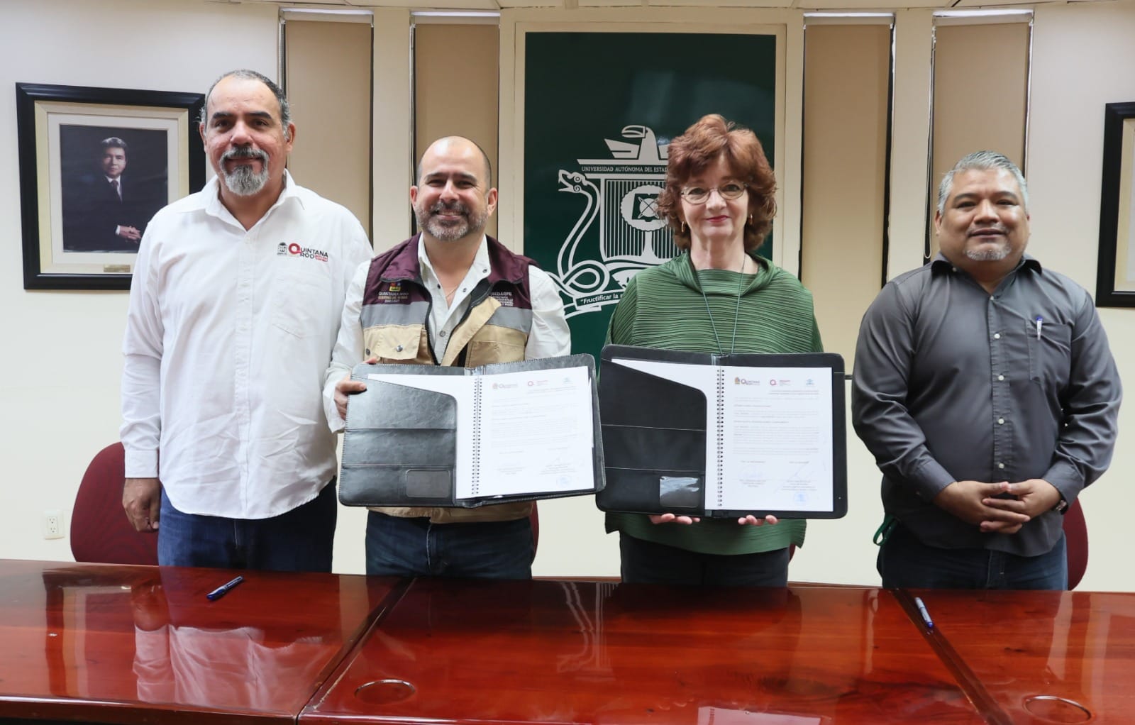 Firma del Convenio General de Colaboración para fortalecer el desarrollo sustentable del sector agropecuario, rural y pesquero en Quintana Roo.