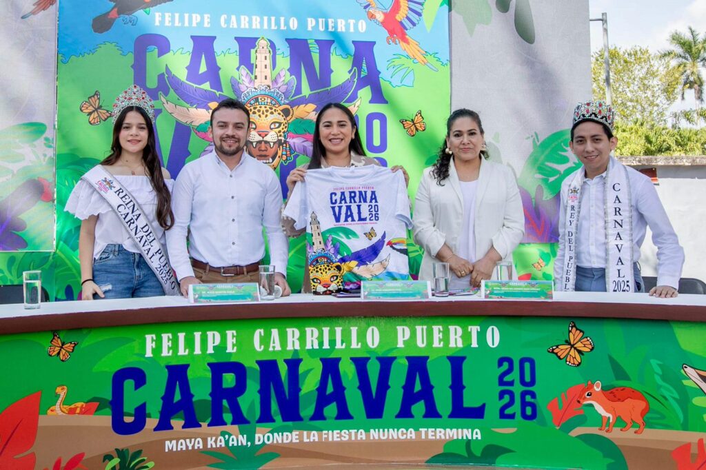 Desfiles, comparsas y espectáculos forman parte del Carnaval 2026 inspirado en Maya Ka´an.