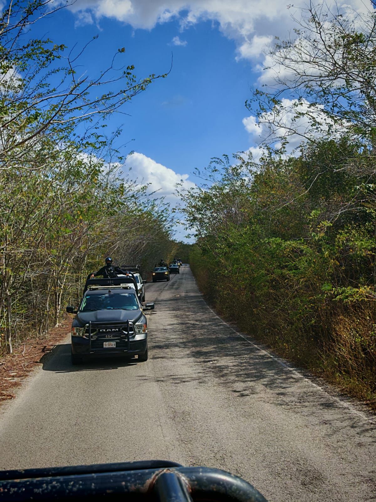 Elementos de seguridad realizan operativos preventivos FCP en colonias y comunidades del municipio.