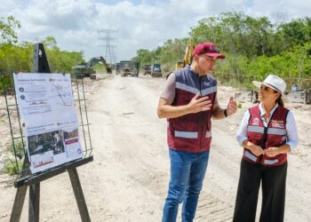 Trabajos de arranque del Libramiento Cancún Sur, proyecto que fortalecerá la movilidad, la logística y la conectividad de Quintana Roo.