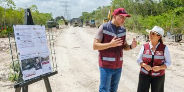 Trabajos de arranque del Libramiento Cancún Sur, proyecto que fortalecerá la movilidad, la logística y la conectividad de Quintana Roo.