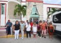 Beneficiarios de Felipe Carrillo Puerto reciben valoración médica y retiro de parches tras las cirugías de cataratas en Bacalar.