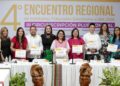 Magistraturas del TEQROO durante su participación en las mesas de análisis sobre justicia electoral en la III Circunscripción.